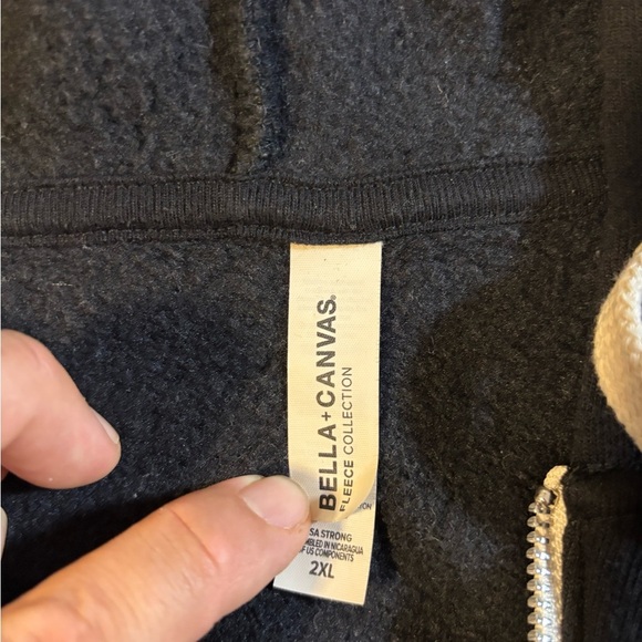 Raising Cane's Black Zip-Up Hoodie size 2XL - Picture 3 of 5